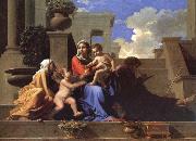 Nicolas Poussin The Saint Family on the stair china oil painting reproduction